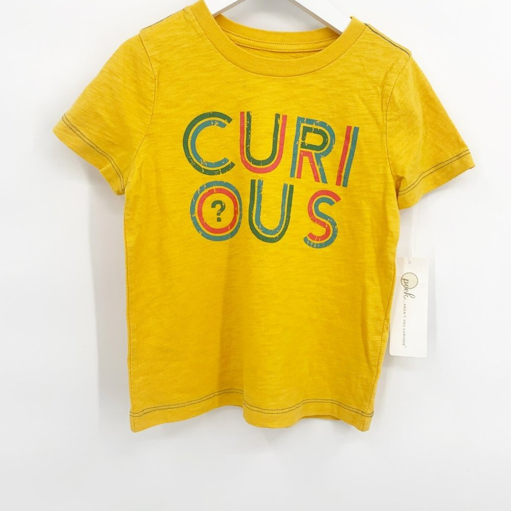 Peek Kids Boys Curious Short Sleeve Tee Size 3T